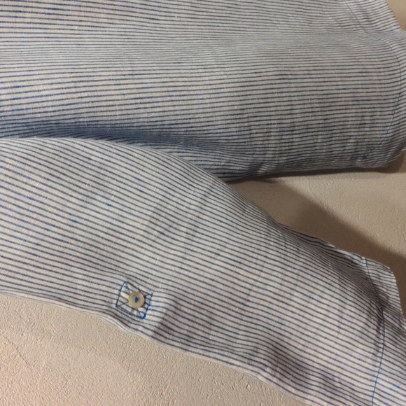 Foxcroft Linen Blouse Size 14 - Picture 4 of 4